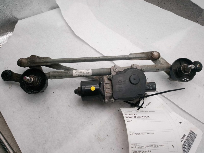 2019 Nissan Kicks Wiper Motor OEM 288005RL0A Grey 99K Miles - Warranty Included