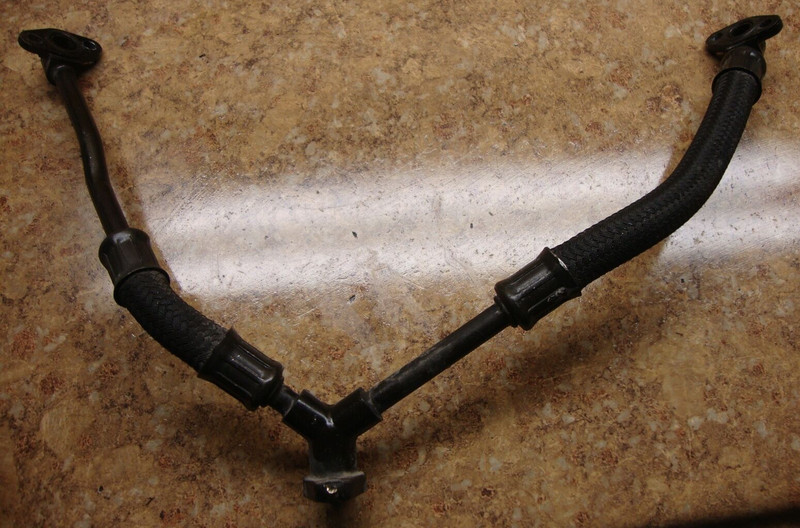 2006 06 Suzuki Katana GSX600F GSX 600 F GSX600 Engine Oil Cooler Hose Lines Head