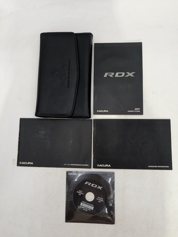 2017 Acura RDX Owners Manual CD Original Set With Leather Case