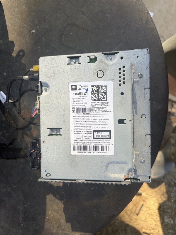 2014-2017 Cruze Equinox Verano AM/FM CD Player Radio Receiver OEM. 23206821