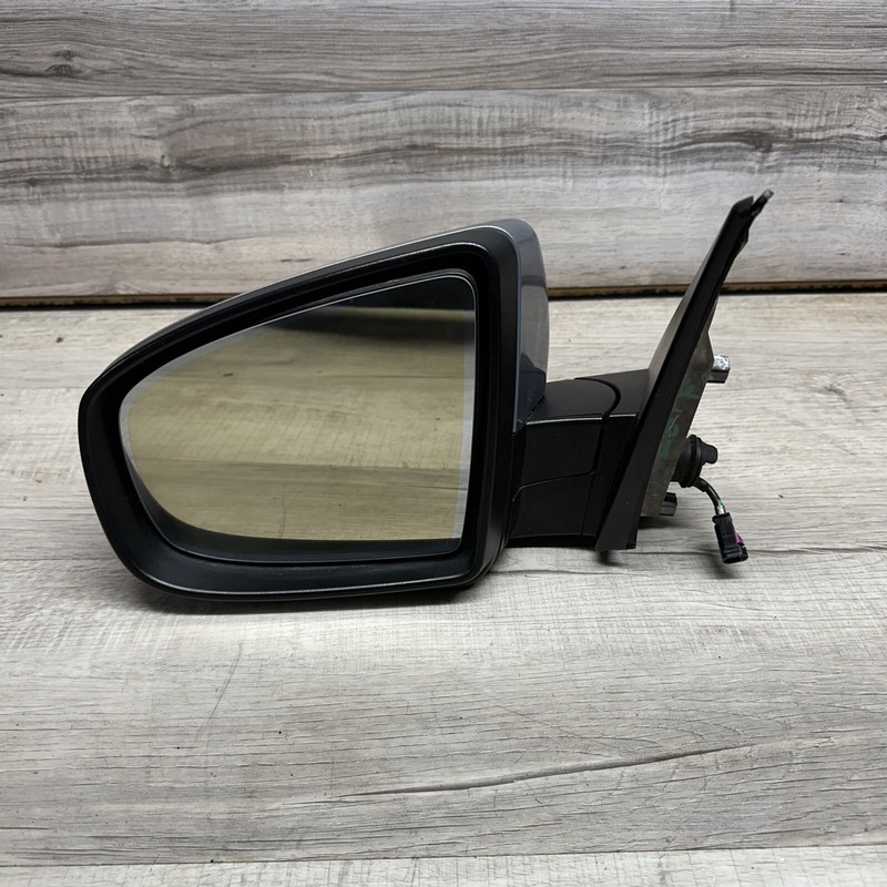 2010 - 14 BMW X6 Left Mirror With Camera Memory Automatic Folding Light Blue OE