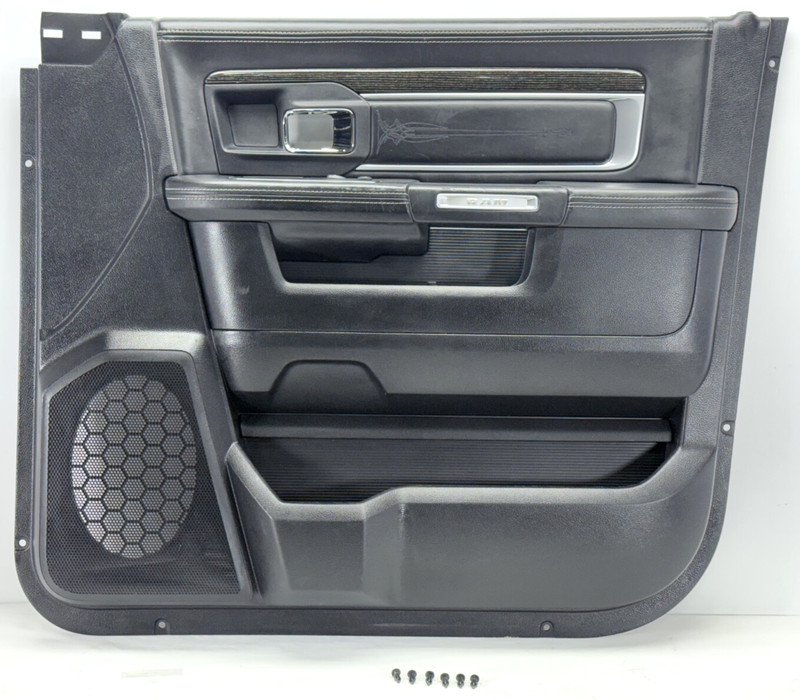 ✅ 13-24 RAM 1500-3500 LARAMIE LIMITED OEM DOOR PANEL FRONT RIGHT PASSENGER BLACK
