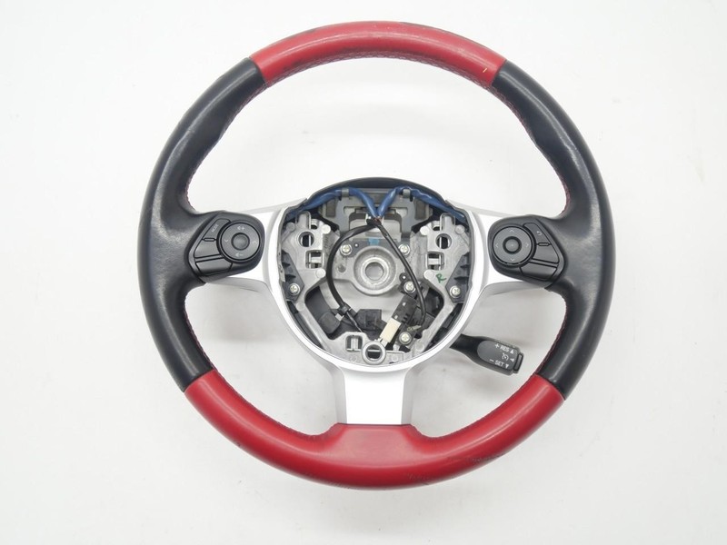 2018-2020 Toyota 86 TRD Red Steering Wheel W/ Controls OEM * Worn *