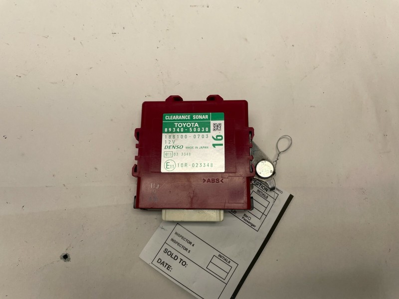 2007-2009 LEXUS LS460 PARK ASSIST CLEARANCE SONAR MODULE 89340-50030