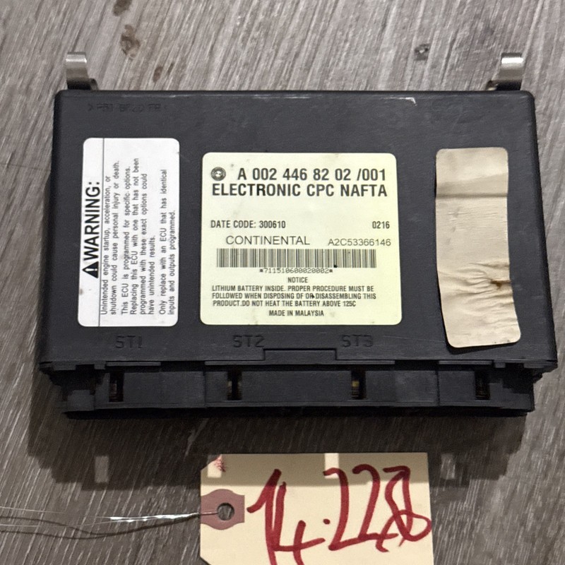 FREIGHTLINER Cascadia Cab Control Module CPC NAFTA- P/N: A0024468202/001