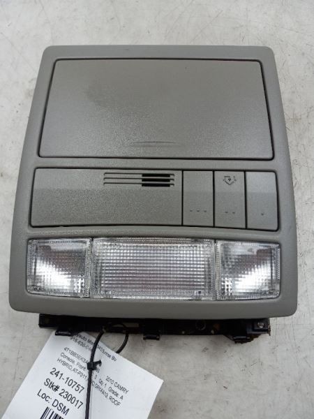 10-11 TOYOTA CAMRY HYBRID OVERHEAD ROOF CONSOLE