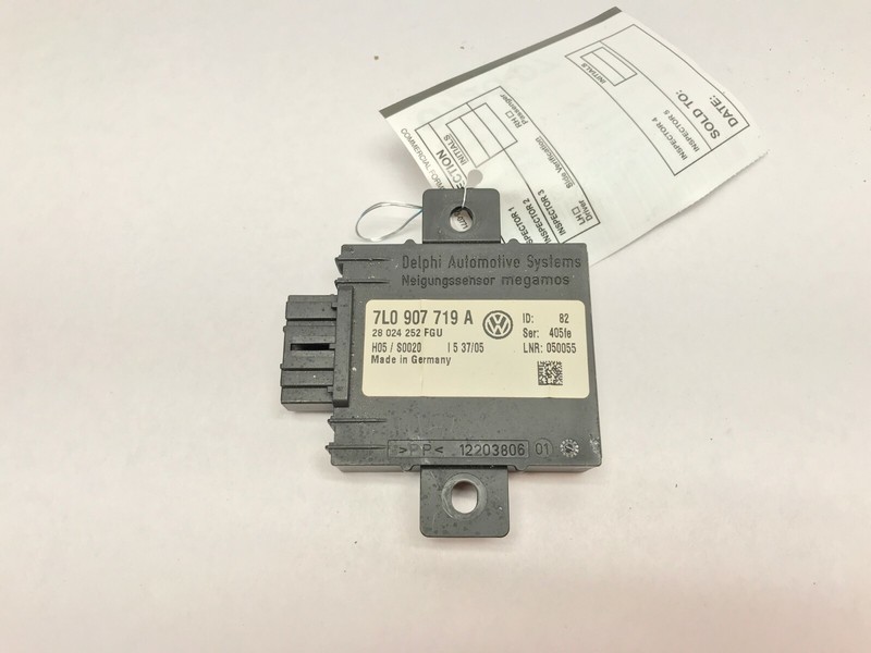06-10 BENTLEY CONTINENTAL FLYING SPUR ANTI THEFT ALARM MODULE OEM 7l0907719a