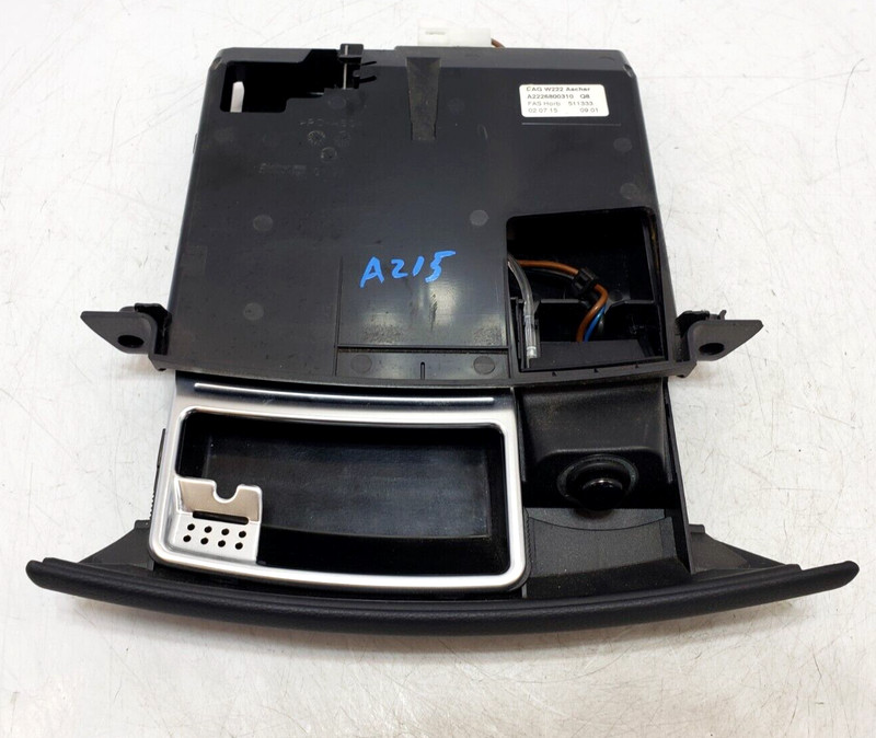 ✅ 2014-2017 OEM Mercedes W222 S550 Dash Dashboard Storage Ash Tray Black