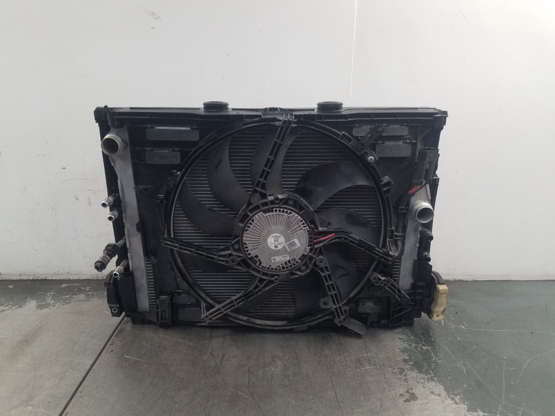2013 BMW M5 F10 Radiator Condenser Fan Assembly #6234 Q1