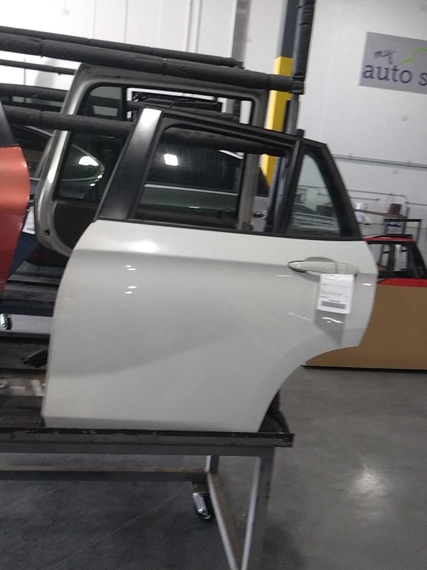 2015 BMW X1 Rear Left Door White 312912 141k Miles - OEM Replacement Part