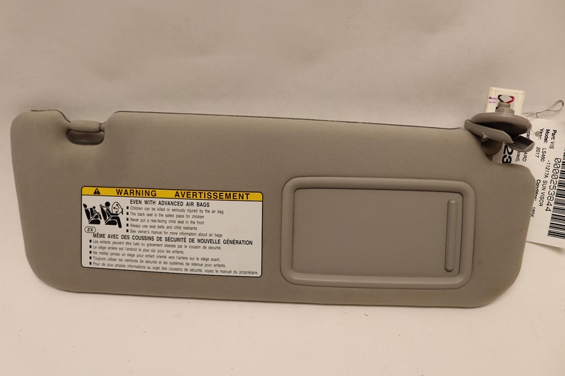 2013-2017 LEXUS LS460 LS600H RIGHT PASSENGER SIDE SUN VISOR SHADE CLOTH OEM