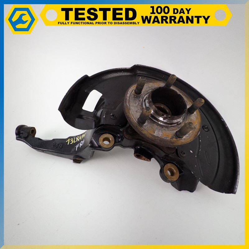 10-16 LAND ROVER L319 LR4 FRONT RIGHT SIDE SPINDLE KNUCKLE HUB W/ SHIELD OEM