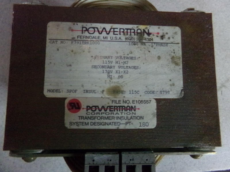 Powertran F791TRK1000 Industrial Transformer *FREE SHIPPING*