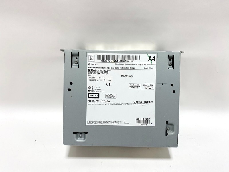 20-22 INFINITI Q50 Q60 AM FM RADIO CD PLAYER AUDIO VISUAL RECEIVER MODULE OEM