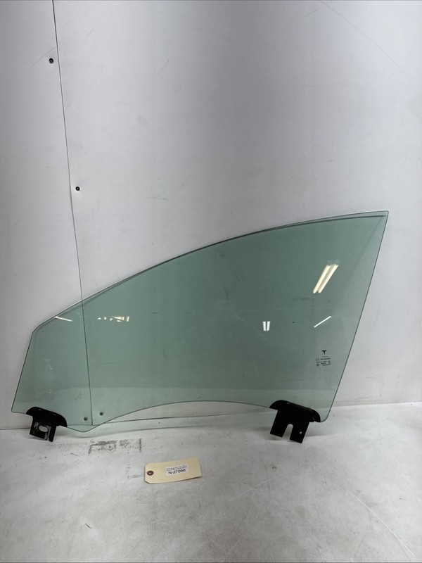 ⚡️12-21 TESLA MODEL S FRONT LEFT DRIVERS SIDE WINDOW GLASS 43R-001074 27098 S1
