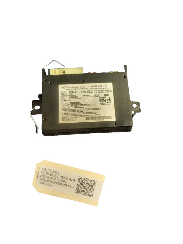 Used Oem Mercedes Communication Telematics Control Module Unit 2021 GLB 250 2.0L