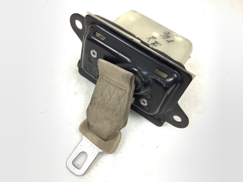 90-91 Accord Right Side Front Lower Lap Safety Seat Belt Silky Ivory Used OEM