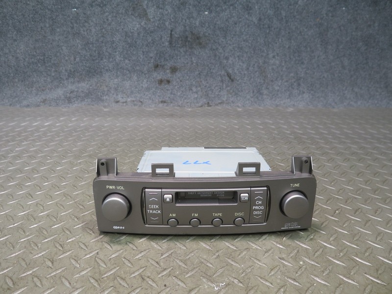 2004 LEXUS UZJ100L LX470 CAR STEREO RADIO CASSETTE PLAYER 86120-60622