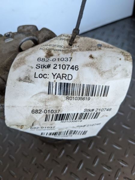 AC Compressor VIN 2 8th Digit Thru 05/12/13 Fits 12-13 FOCUS 1035619