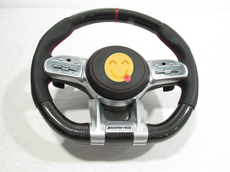 18-20 Mercedes S560 W222 2019 AMG Carbon Steering Wheel ;Y2