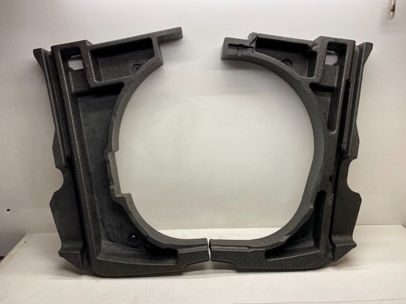 2008-2011 VOLVO V50 REAR TRUNK SPARE TIRE FOAM SURROUND FLOOR OEM