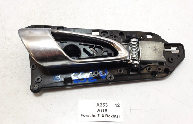 ✅ 12-25 OEM Porsche 718 Boxster 982 Front Right Interior Door Handle 36k*
