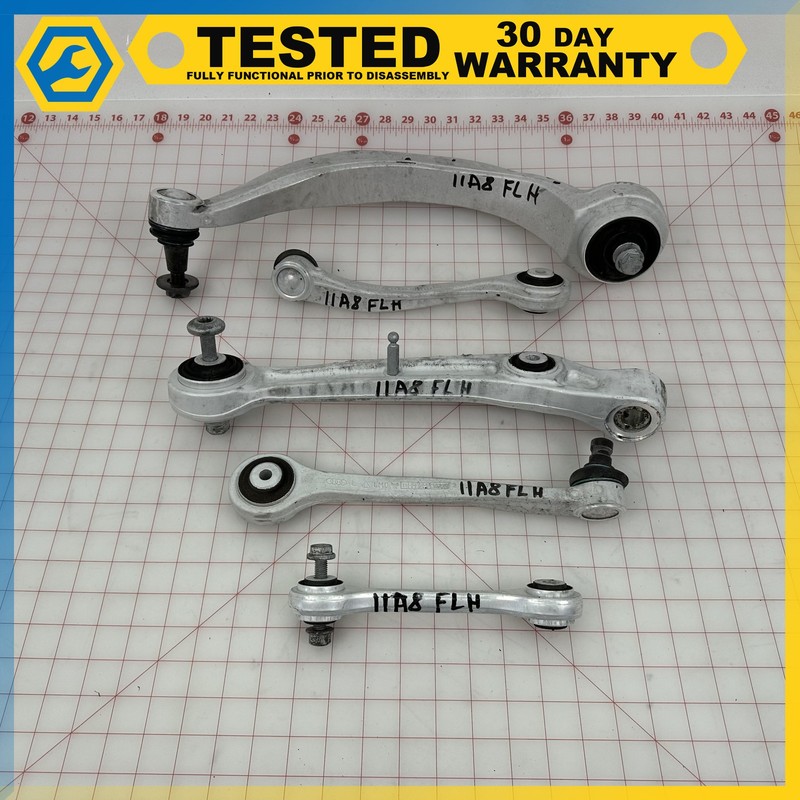 11-18 Audi S8 A8 Quattro FRONT LEFT DRIVER SIDE SUSPENSION CONTROL ARM SET OEM