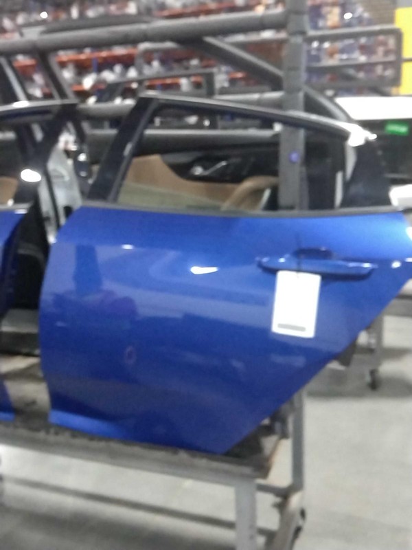 2019 Honda Civic Blue Rear Left Door 633509, 68k Mileage, Used Condition