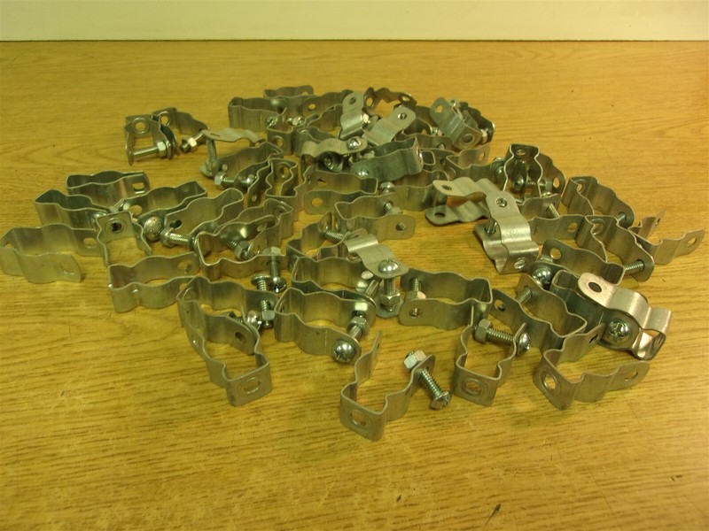Lot of 57 Steel City Conduit Hangers #0 1/2" EMT Some Without Bolts