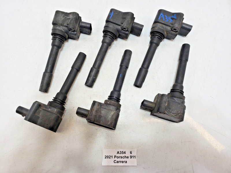 ✅ 20-24 OEM Porsche 911 Carrera 992 3.0L Engine Motor Ignition Coils SET 23k