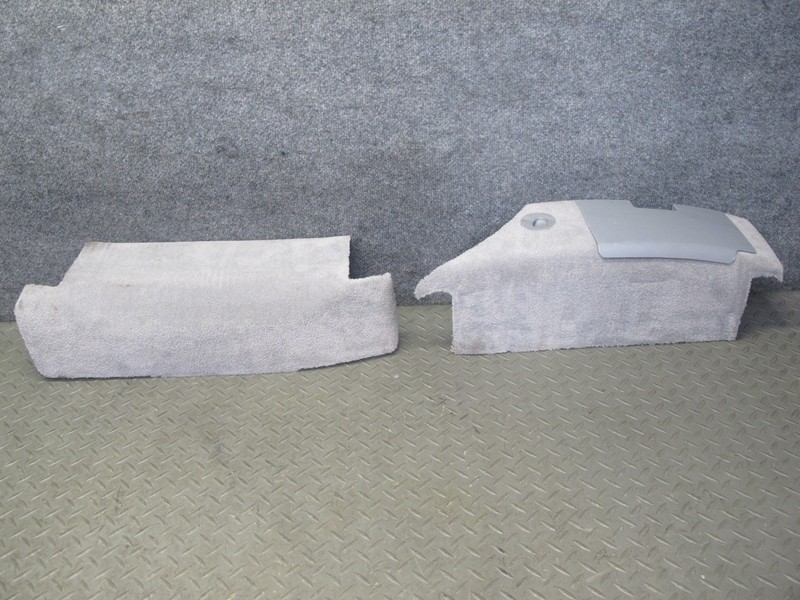 2003-2010 PORSCHE CAYENNE 955 FRONT LEFT SEAT FRAME TRIM CARPET PANEL SET OF 2
