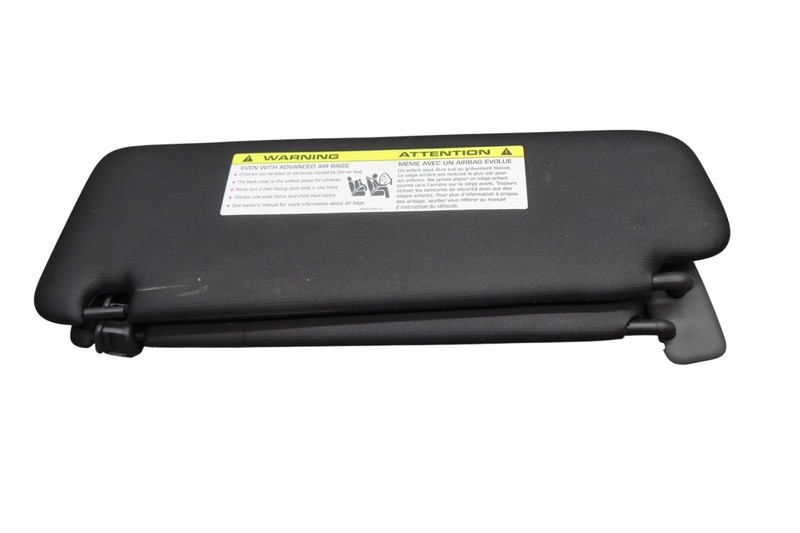 11-18 Porsche Cayenne 958 Sun Visor Sunvisor Front Right Side Black Oem