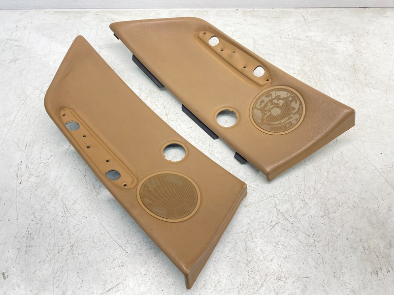 99-06 BMW E46 3 Series M3 Convertible Rear Door Panel Card Trim Brown Set! OEM✅