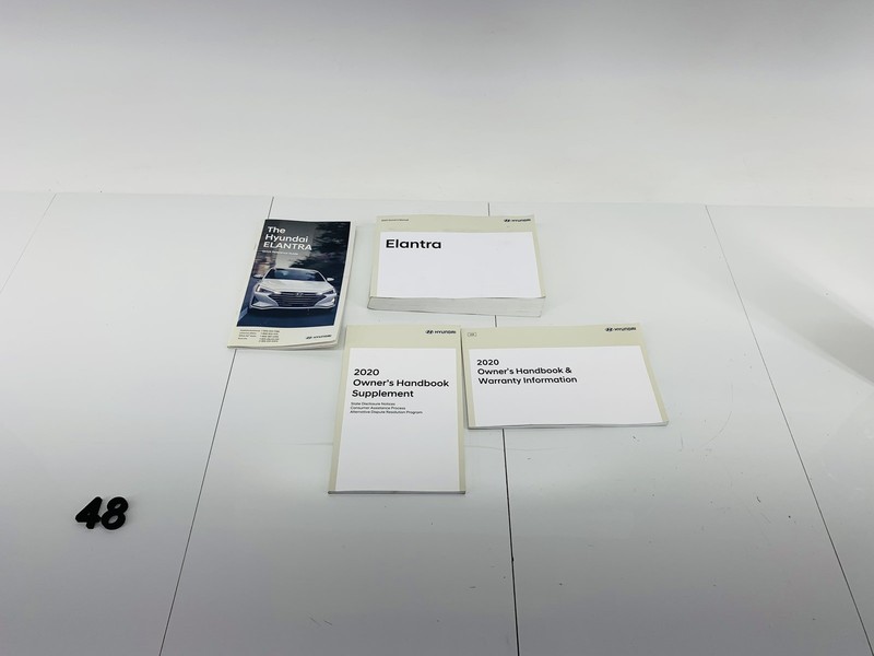 2020 HYUNDAI ELANTRA OWNERS MANUAL GUIDE PAPER BOOK HANDBOOK SET OEM