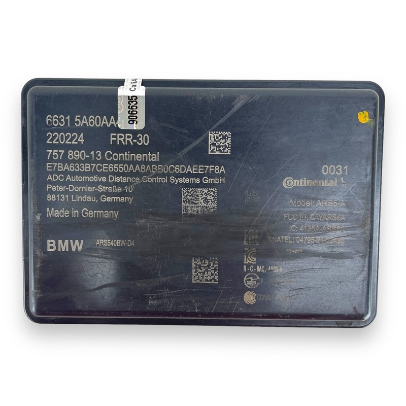 2022 2023 2024 BMW iX Front radar sensor, long range OEM 66315A60AA4
