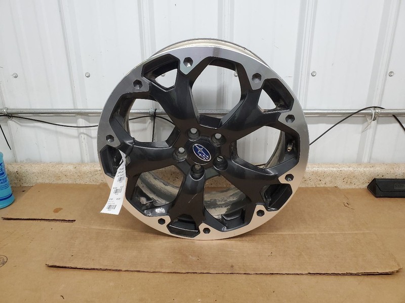 Wheel 17x7 Alloy Painted Black STI Cap Fits 18-22 XV CROSSTREK 291000