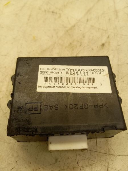07-09 LEXUS RX350 CHASSIS ECM ANTI THEFT LOCKING CONTROL MODULE ASSEMBLY