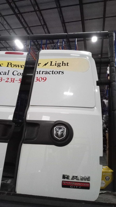 2017 RAM ProMaster City Right Rear Door White 376898 Used 128K Miles