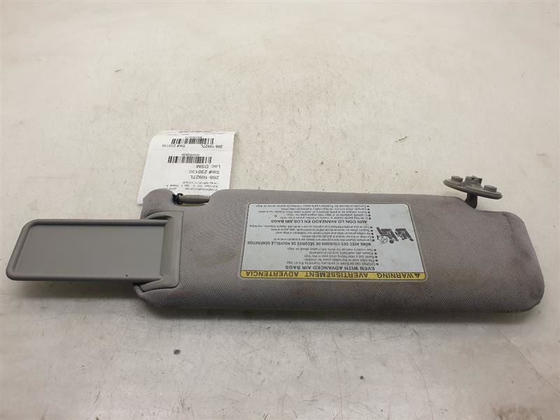 12-17 TOYOTA CAMRY XLE DRIVER SIDE SUN SHADE VISOR
