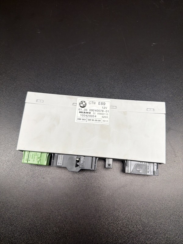 BMW Z4 2011 E89 Roof Control Module 9240078 2009-2016 Convertible Top CTM OEM