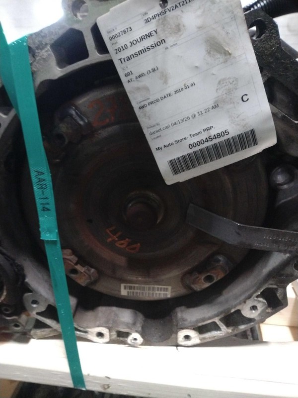 Used Automatic Transmission Assembly fits: 2010 Dodge Journey AT 3.5L AWD Grade