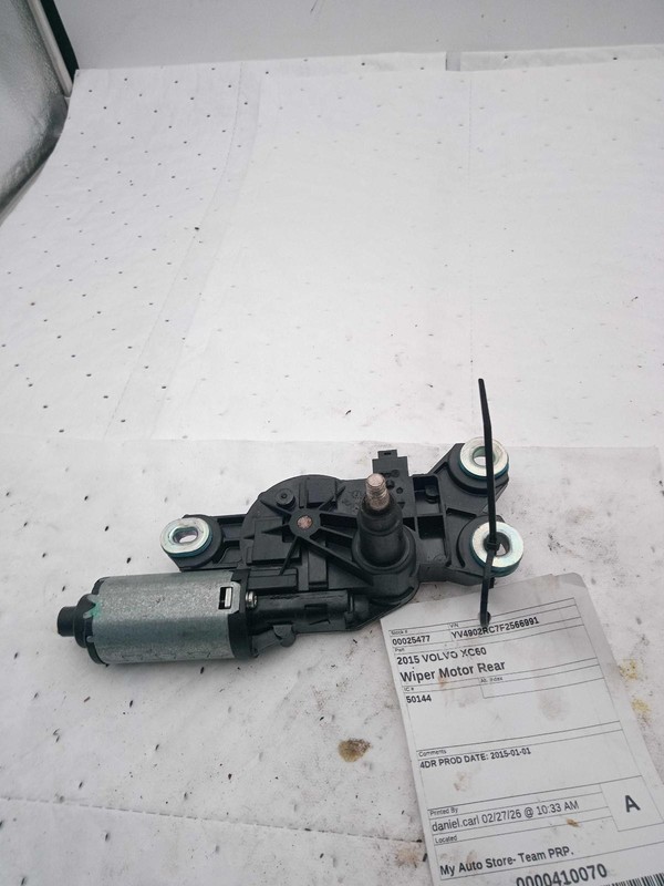 Used Back Glass Wiper Motor fits: 2015 Volvo XC60 SW XC Grade A