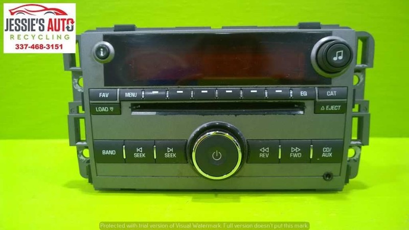 08 SATURN VUE XE 2.4L AT AM FM RADIO CD PLAYER OEM 2160-54