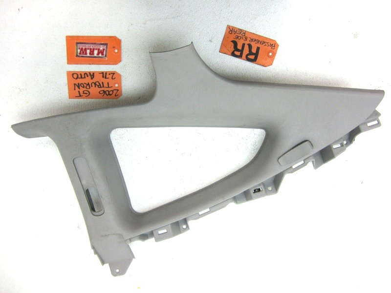 QUARTER GLASS WINDOW TRIM PANEL ROOF CAR Passenger SIDE REAR for 03-08 TIBURON