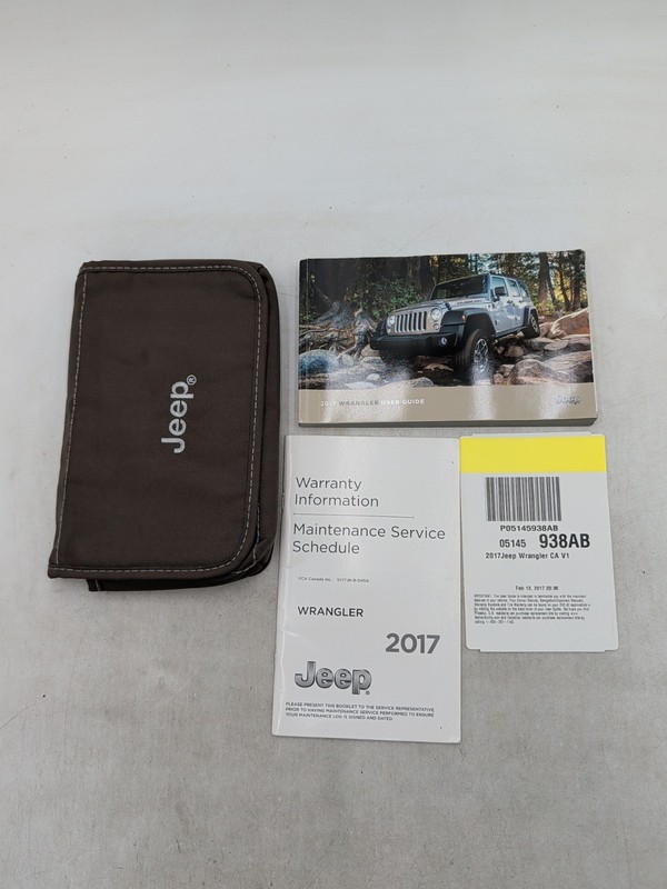 2017 Jeep Wrangler Owners Manual - Unlimited Rubicon Sahara User Guide