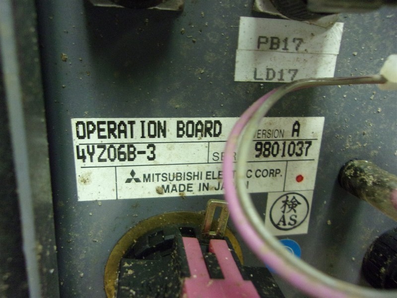 Mitsubishi 4YZ06B-3 Operation Board Version A Series 9801037 *FREE SHIPPING*