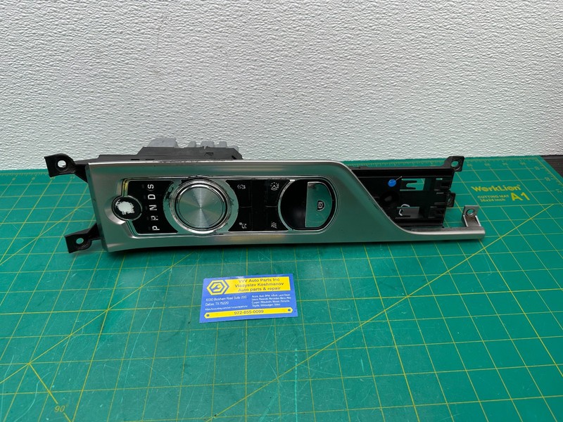 13-15 JAGUAR XF XFR GEAR SHIFTER SELECTOR W/ PARKING BRAKE DX237E453BE OEM