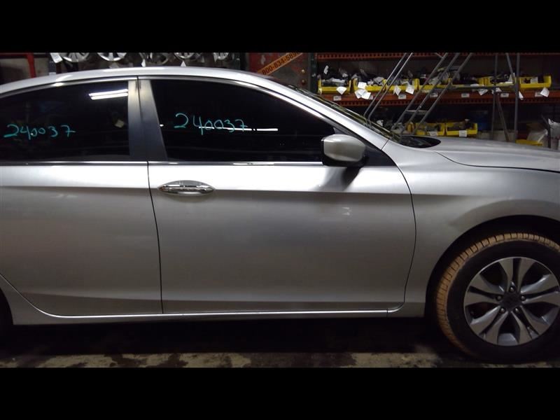 Passenger Front Door Electric Sedan Silver US Built Fits 13-17 ACCORD 1294217