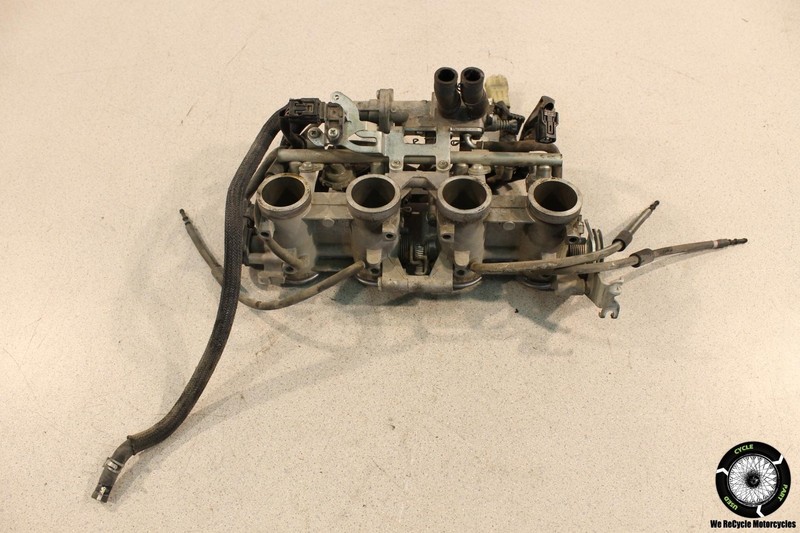 2009 Yamaha Fz6r Throttle Bodies Body Intake Fuel Injectors Assembly FZ 6 R 09
