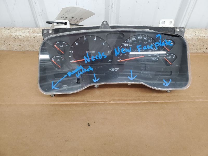 Speedometer Cluster 6 Gauges MPH Tachometer Fuel Amp Fits 03 DAKOTA 286237